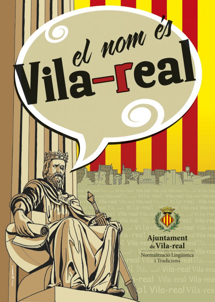 Ilustraciones y diseño gráfico para la campaña "El nombre es Vila-real"