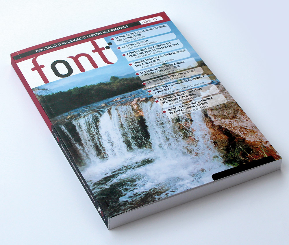 Diseño de la revista Font 15 (2013)