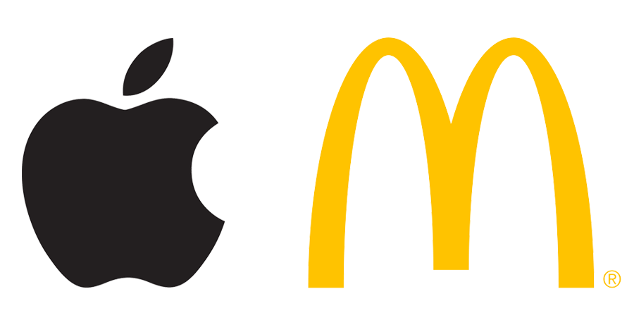 La marcas Apple & McDonalds