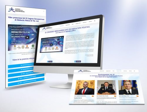 Diseño de la web del III Congreso Iberoamericano de Mediación Policial